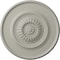 Ekena Millwork Large Floral Ceiling Medallion, Hand-Painted Pot of Cream, 41 1/8"OD x 2 1/2"P CM41FLPCF - alternate 1